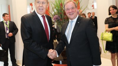 Ministerpräsident Laschet empfängt deutschen und russischen Außenminister
