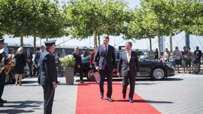 Besuch des Staatspräsidenten der Republik Lettland, Raimonds Vējonis