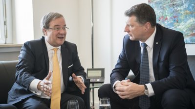 Besuch des Staatspräsidenten der Republik Lettland, Raimonds Vējonis