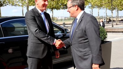 Ministerpräsident Laschet empfängt den Regierungschef des Fürstentums Liechtenstein