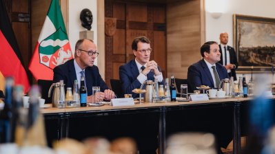 Gemeinsame Kabinettsitzung mit Bundeskanzler Friedrich Merz