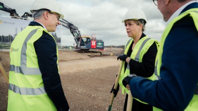 Spatenstich für die Microsoft Rechenzentren im Rheinischen Revier