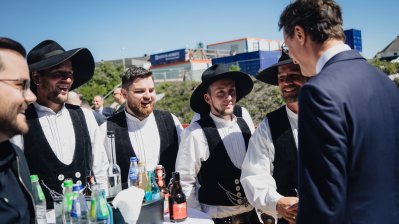 Richtfest des Forschungsgebäudes Modellfabrik Papier in Düren