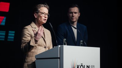 Redesituation auf der Bühne