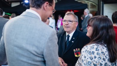 Gesprächssituation mit Ehrenamtlern