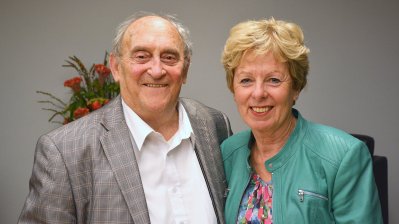 Denis Goldberg und Ministerin Dr. Angelica Schwall-Düren