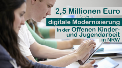 Bild zur PM Digitale Modernisierung Offene Kinder- und Jugendarbeit