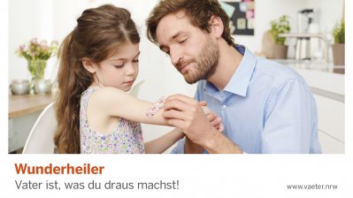 Väterkampagne "Vater ist, was du draus machst!"