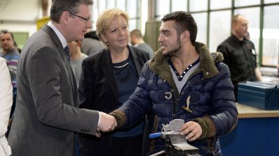 EU-Sozialkommissar Andor zu Besuch in Duisburg, 07.02.2014
