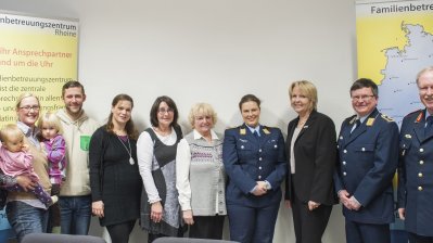 Ministerpräsidentin besucht das Familienbetreuungszentrum der Bundeswehr in der Theodor-Blank-Kaserne in Rheine, 13.01.2013