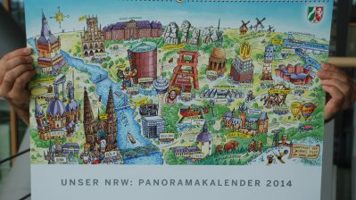 Präsentation des NRW-Panorama-Kalenders, 27.09.2013
