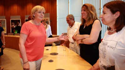 Besuch der Landtagsfraktionen im Landtag
