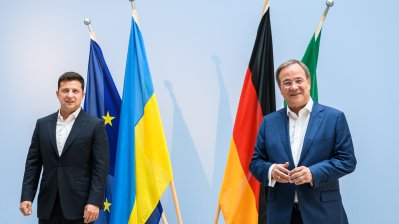 Ministerpräsident Laschet empfängt ukrainischen Präsidenten Selenskyj