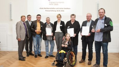 Verleihung des Engagementpreises NRW 2015
