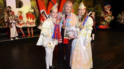 Ministerpräsidentin Hannelore Kraft empfängt die Kinderprinzenpaare und Kinderdreigestirne aus Nordrhein-Westfalen