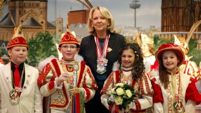 Traditioneller Empfang der Landesregierung für den närrischen Nachwuchs, 03.02.2012