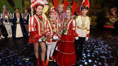 Ministerpräsidentin Hannelore Kraft empfängt die Kinderprinzenpaare und Kinderdreigestirne aus Nordrhein-Westfalen