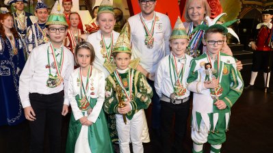 Ministerpräsidentin Hannelore Kraft empfängt die Kinderprinzenpaare und Kinderdreigestirne aus Nordrhein-Westfalen