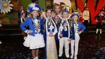 Ministerpräsidentin Hannelore Kraft empfängt die Kinderprinzenpaare und Kinderdreigestirne aus Nordrhein-Westfalen