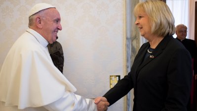 Ministerpräsidentin Kraft trifft den Papst