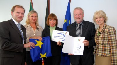 Auszeichnung „Europaschule in Nordrhein-Westfalen“, Gymnasium Schloss Neuhaus, Paderborn