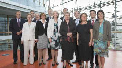 Gruppenbild des Kabinett
