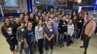 Ministerpräsidentin Hannelore Kraft besucht das DLR in Köln