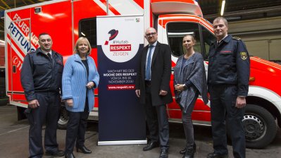 Ministerpräsidentin Hannelore Kraft besucht die Feuerwache Duissern in Duisburg