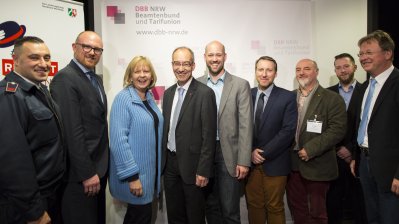 Ministerpräsidentin Hannelore Kraft besucht die dbb-Jugend in Duisburg