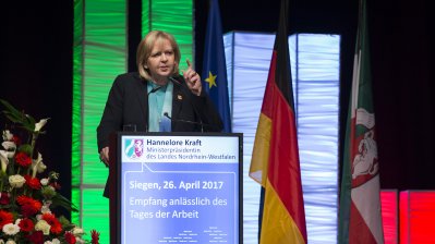 Traditioneller Arbeitnehmerempfang der Landesregierung zum „Tag der Arbeit“ in Siegen