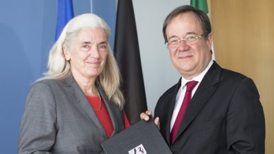Ministerpräsident Armin Laschet ernennt Isabel Pfeiffer-Poensgen zur Ministerin für Kultur und Wissenschaft