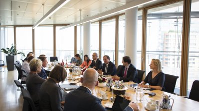 Ministerpräsident Laschet trifft den lettischen Regierungschef Kučinskis 