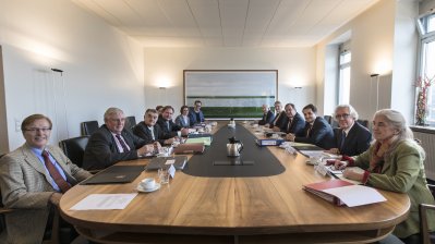 Der "neue alte" Kabinettsaal im Landeshaus 