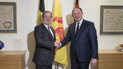 Ministerpräsident Armin Laschet trifft den Ministerpräsidenten der Wallonie, Willy Borsus