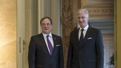 Ministerpräsident Armin Laschet trifft den König von Belgien, Philippe