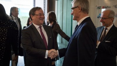 Gemeinsame Regierungssitzung von  Nordrhein-Westfalen und Flandern in Brüssel