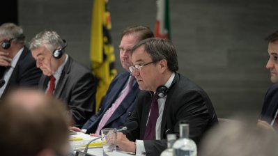 Gemeinsame Regierungssitzung von  Nordrhein-Westfalen und Flandern in Brüssel