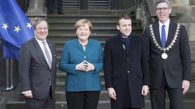 Neuer Deutsch-Französischer Freundschaftsvertrag in Aachen unterzeichnet