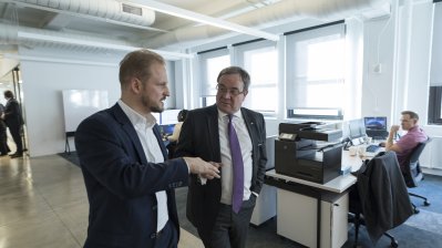 Ministerpräsident Armin Laschet besucht Automotive Mastermind in New York City