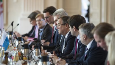 Gemeinsame Kabinettsitzung Nordrhein-Westfalen und Bayern