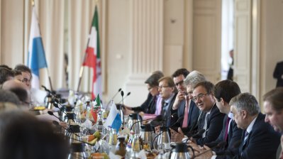 Gemeinsame Kabinettsitzung Nordrhein-Westfalen und Bayern