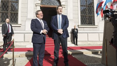 Gemeinsame Kabinettsitzung Nordrhein-Westfalen und Bayern