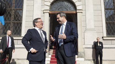 Gemeinsame Kabinettsitzung Nordrhein-Westfalen und Bayern