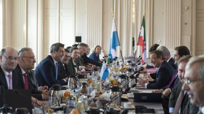 Gemeinsame Kabinettsitzung Nordrhein-Westfalen und Bayern