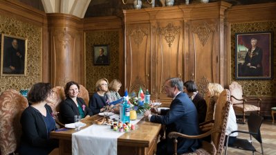 Ministerpräsident Armin Laschet trifft die französische Sportministerin Roxana Maracineanu in Aachen