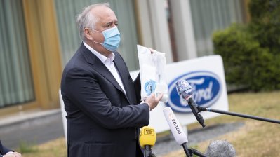 Ministerpräsident Armin Laschet besucht Ford-Werk Köln