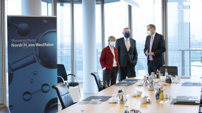 Spitzengespräch Wasserstoff mit nordrhein-westfälischen Unternehmern