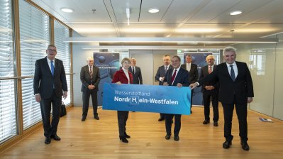 Spitzengespräch Wasserstoff mit nordrhein-westfälischen Unternehmern