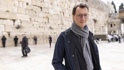 Ministerpräsident Hendrik Wüst besucht die Klagemauer in Jerusalem