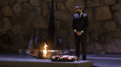 Ministerpräsident Hendrik Wüst besucht die Gedenkstätte Yad Vashem in Jerusalem